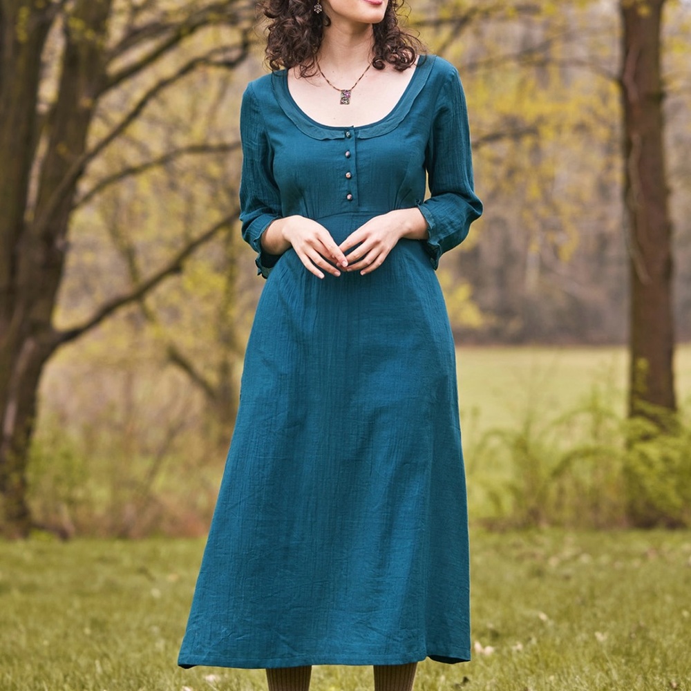 NWT April Cornell dress blue size W1 18-20 women’s beautiful dress